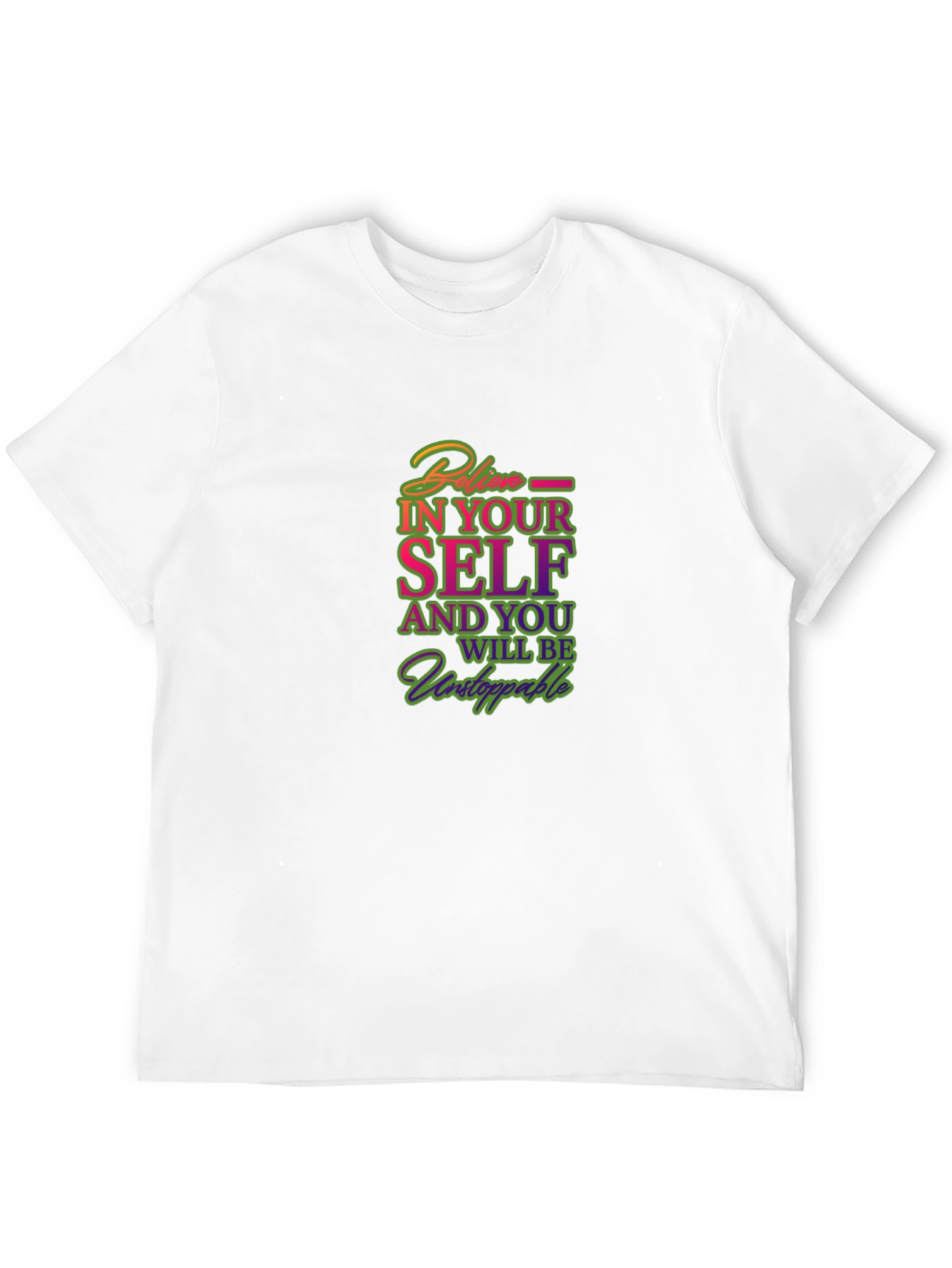 Believe in Yourself Graphic T-Shirt - Motivational Tee