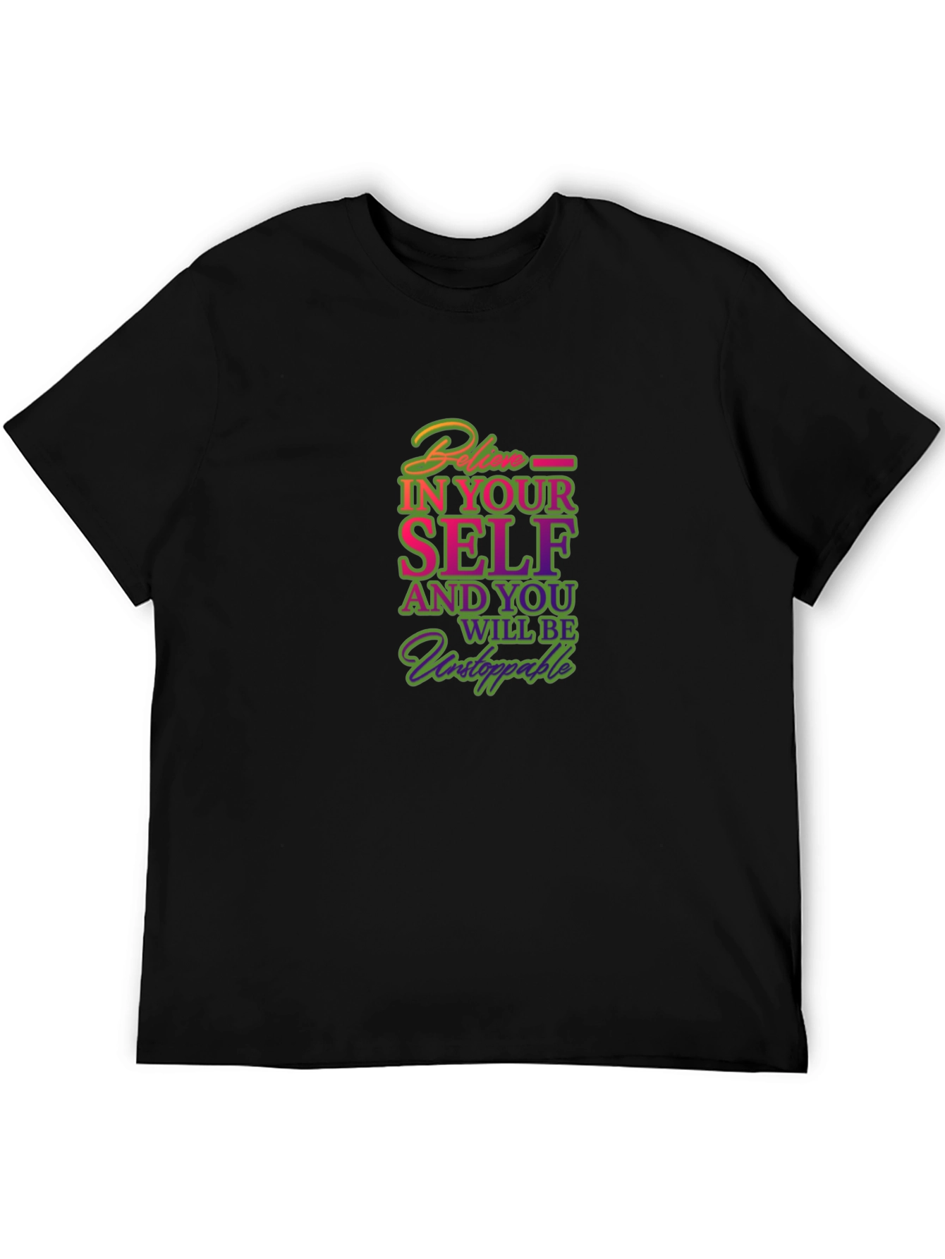 Believe in Yourself Graphic T-Shirt - Motivational Tee