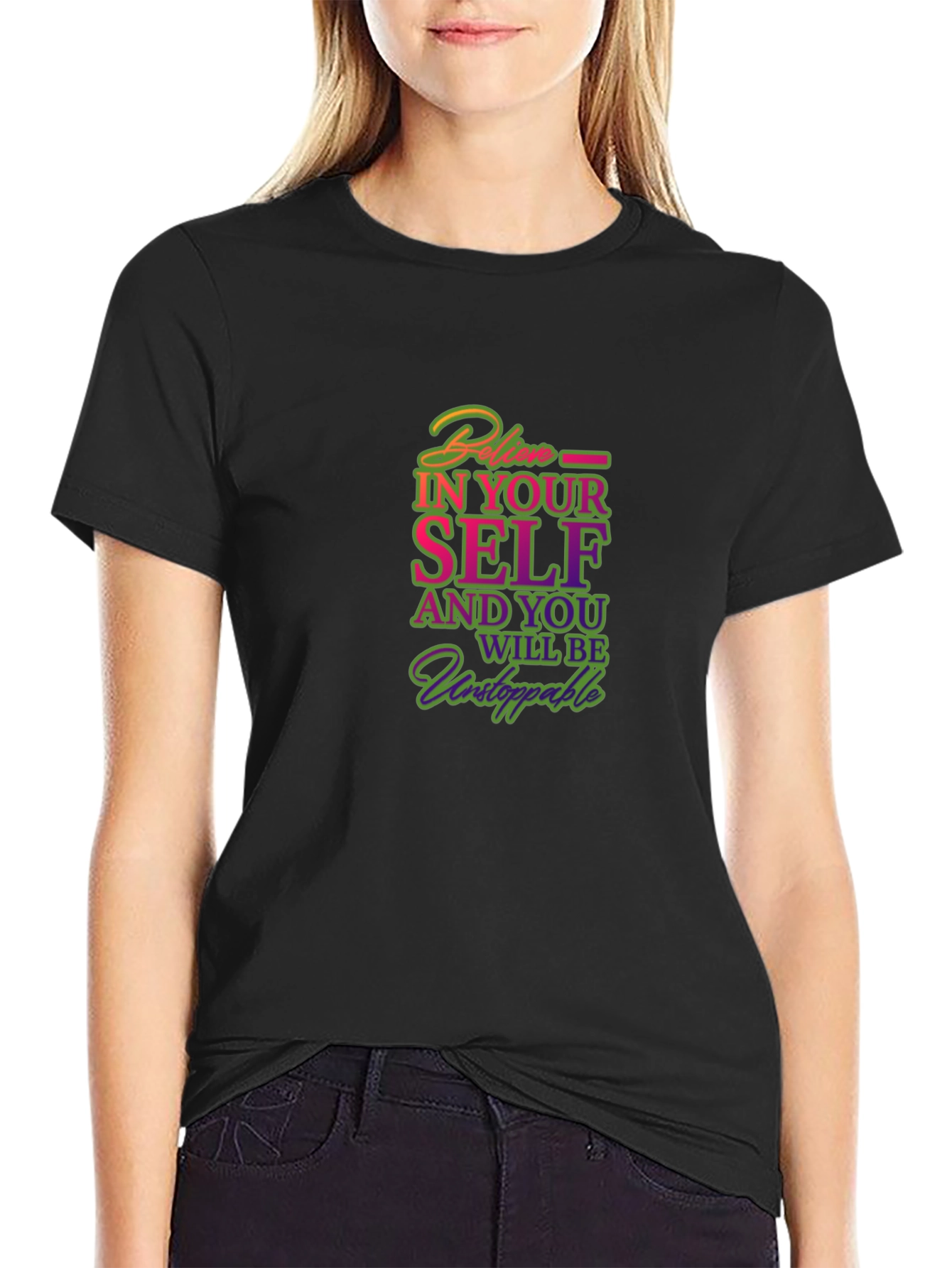 Believe in Yourself Graphic T-Shirt - Motivational Tee