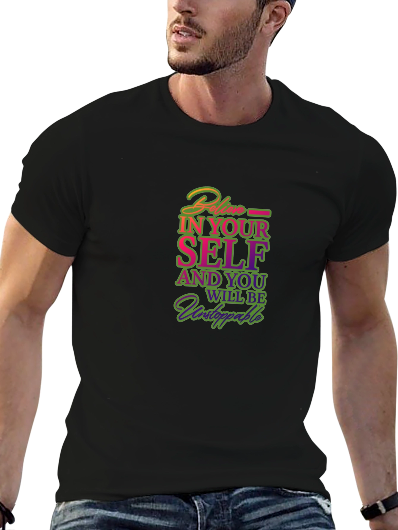 Believe in Yourself Graphic T-Shirt - Motivational Tee