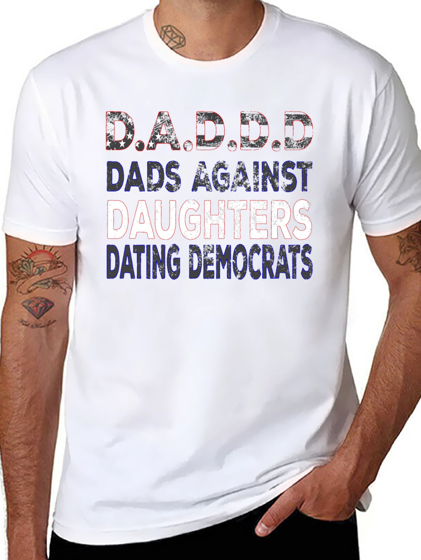 D.A.D.D. Dads Against Daughters Graphic Tee
