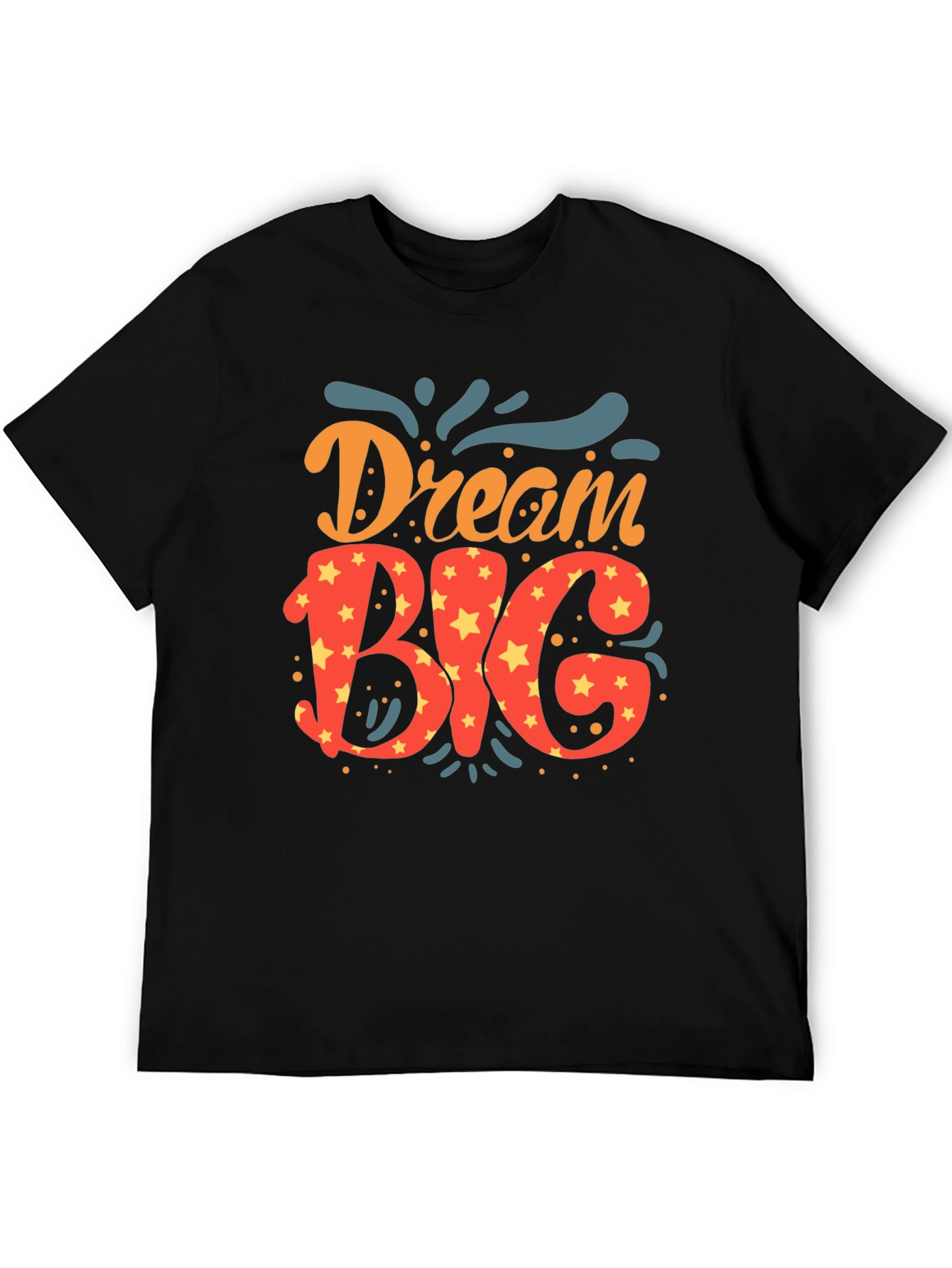Dream Big Graphic Tee - Stylish Black T-Shirt