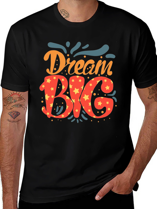 Dream Big Graphic Tee - Stylish Black T-Shirt