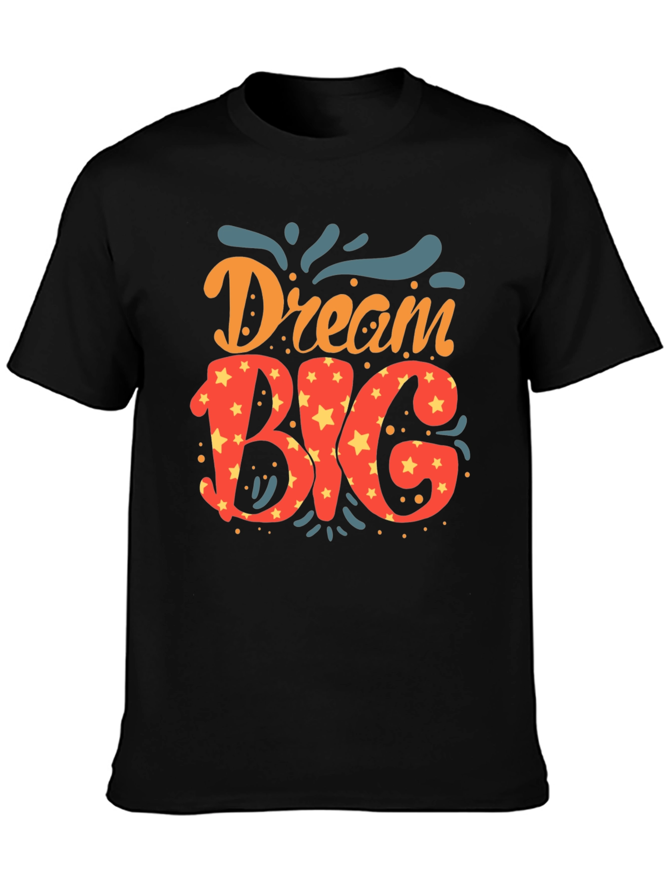 Dream Big Graphic Tee - Stylish Black T-Shirt