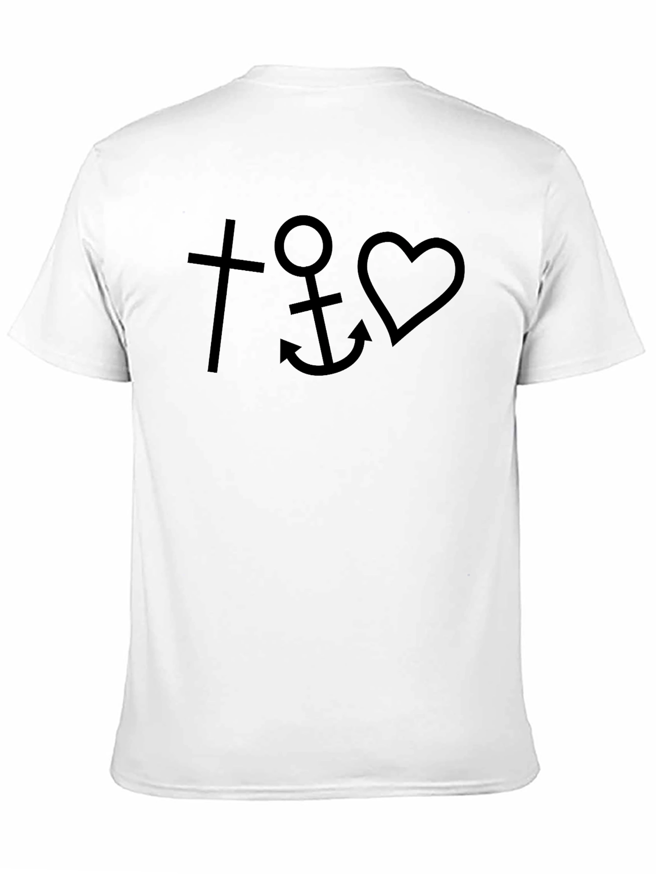 Faith Hope Love Graphic Tee - Classic Black T-Shirt