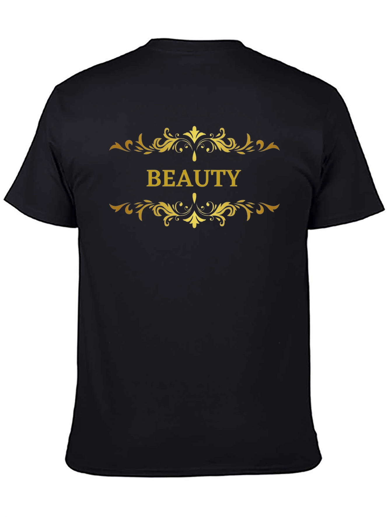 Beauty Graphic Tee - Elegant Floral Design