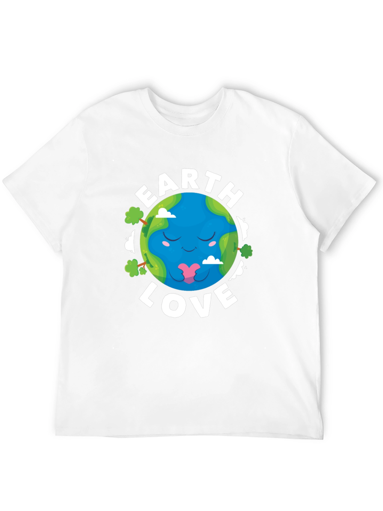 Earth Love Graphic Tee - Black Cotton