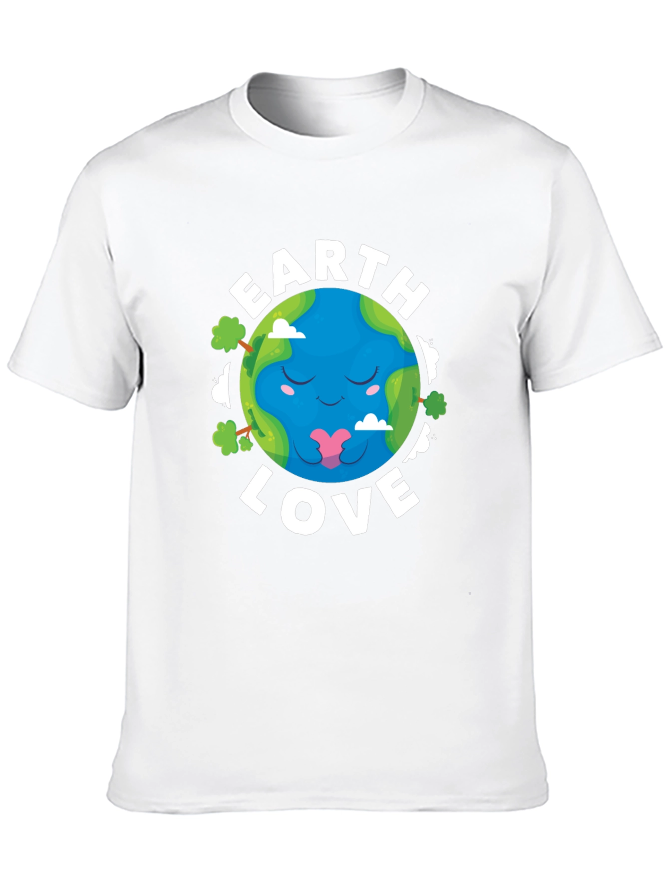 Earth Love Graphic Tee - Black Cotton