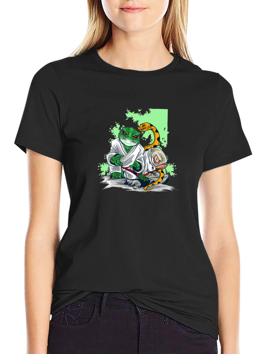 BJJ Frog & Rodent T-Shirt - Funny Martial Arts Tee