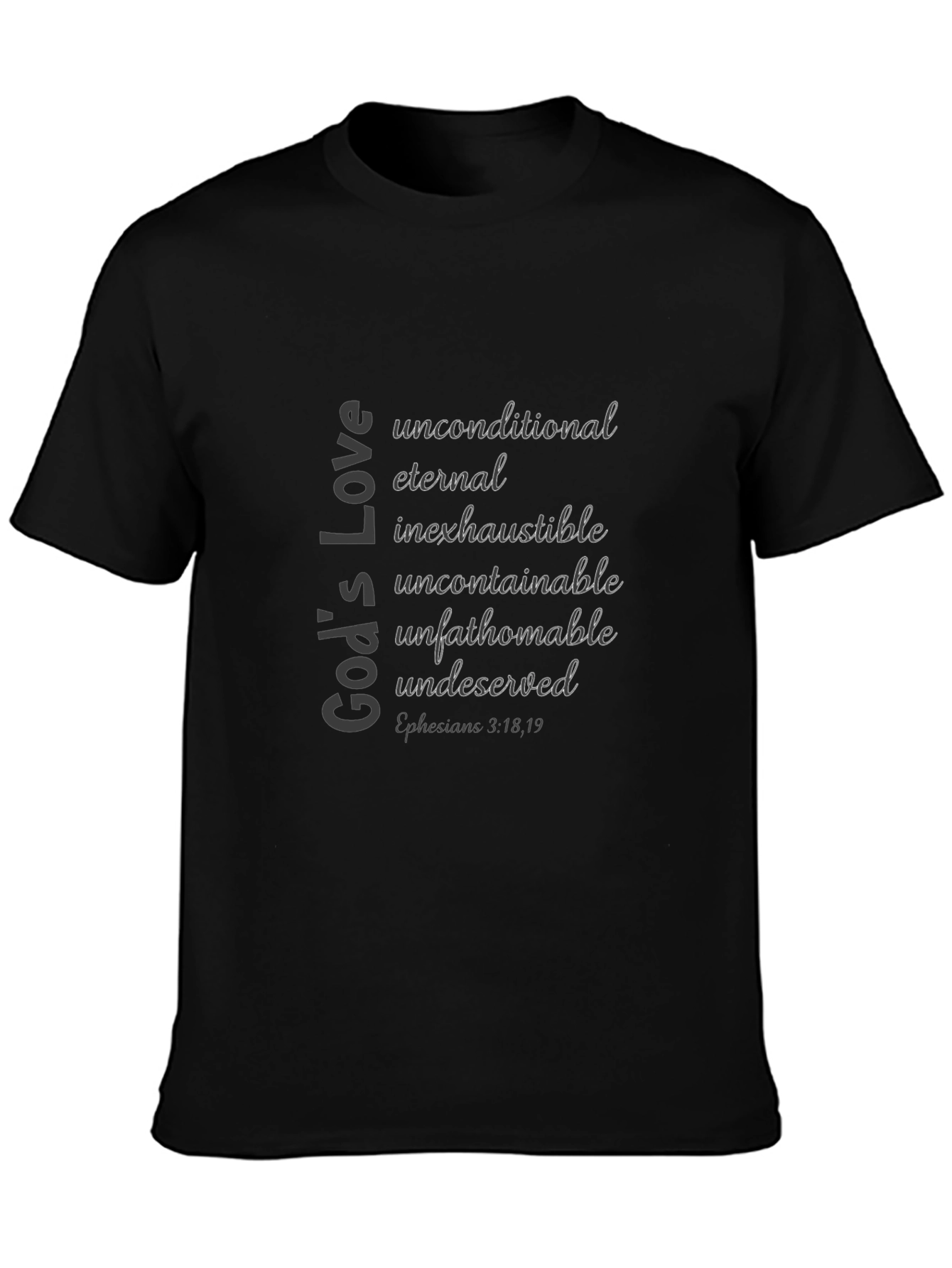 Gods Love T-Shirt: Unconditional Eternal Inspirational