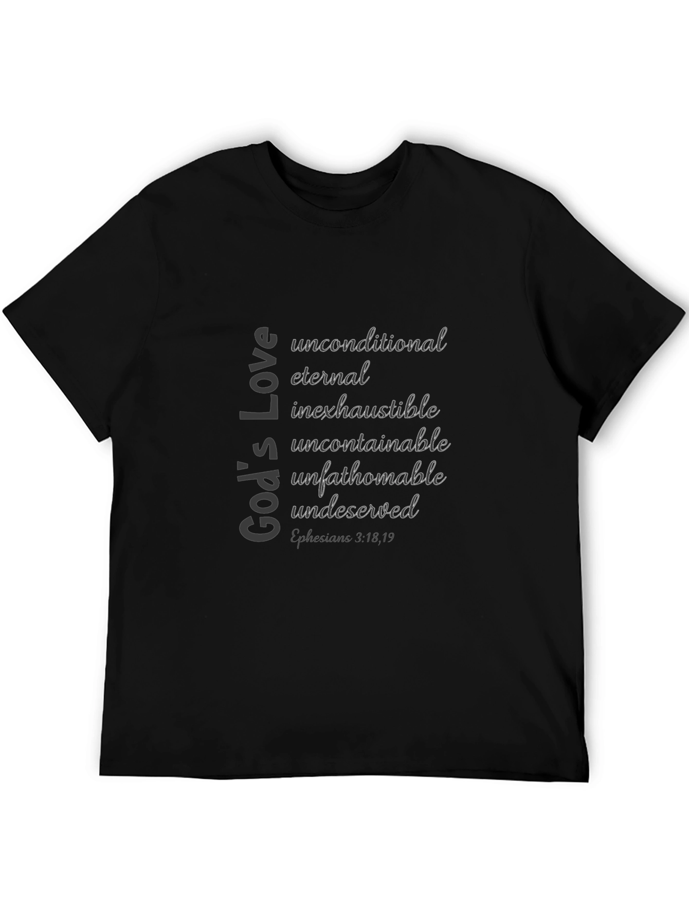 Gods Love T-Shirt: Unconditional Eternal Inspirational