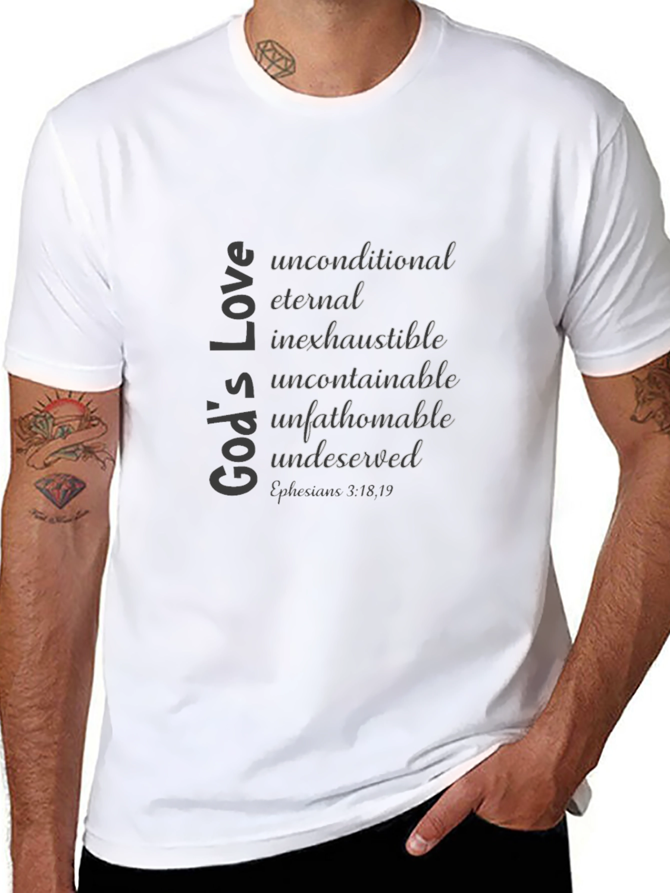 Gods Love T-Shirt: Unconditional Eternal Inspirational