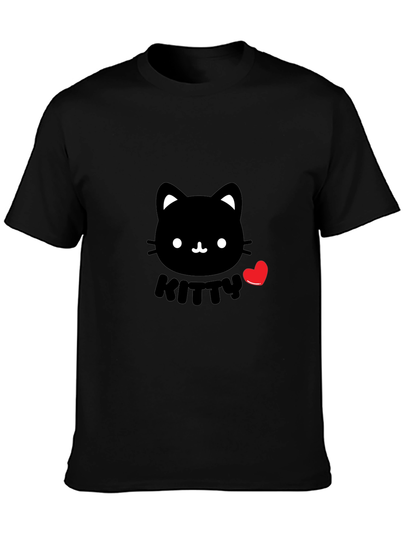 Kitty Cat Graphic T-Shirt - Soft Cotton Tee