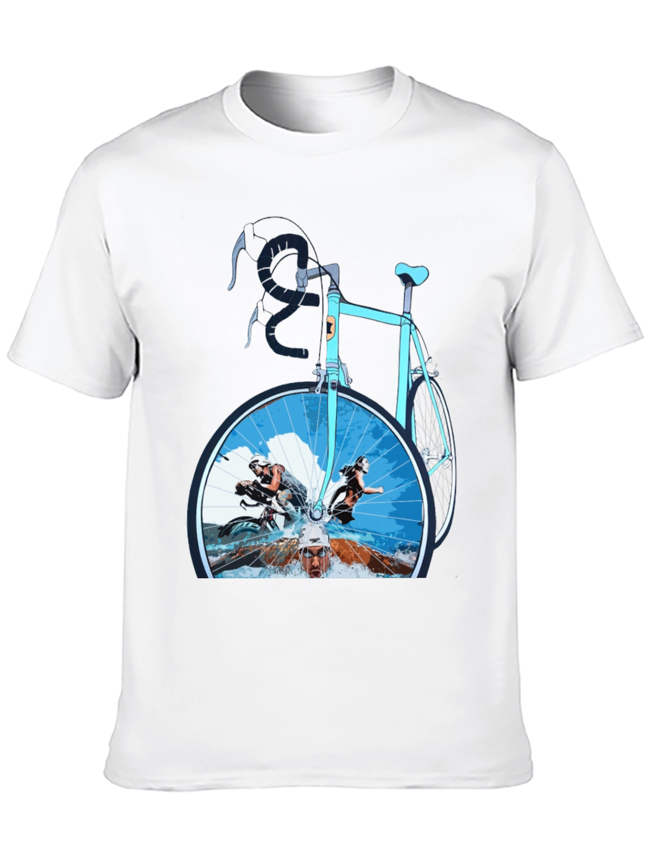 Triathlon T-Shirt: Swim Bike Run