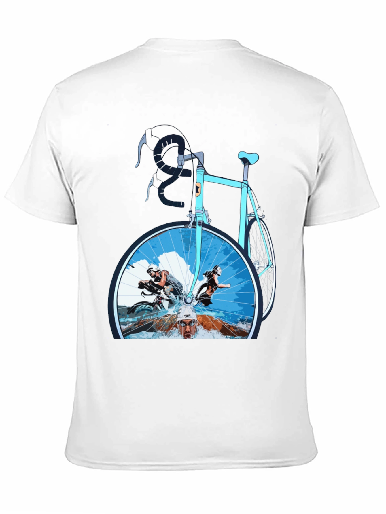 Triathlon T-Shirt: Swim Bike Run