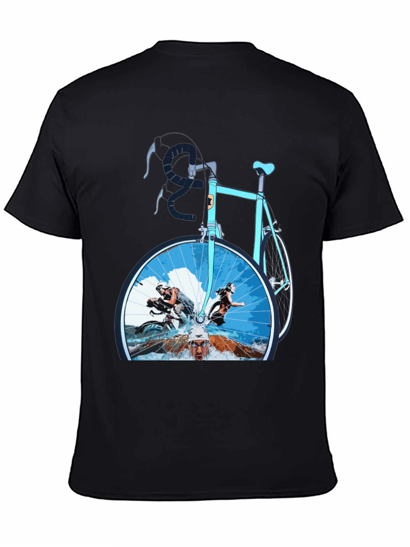 Triathlon T-Shirt: Swim Bike Run
