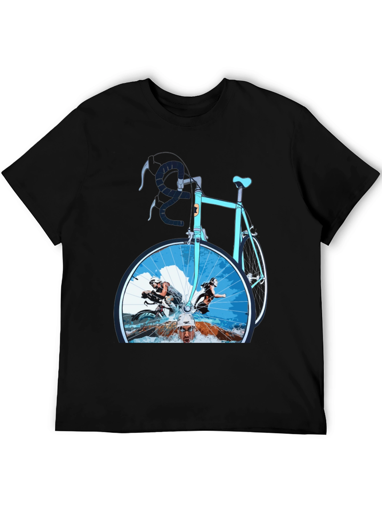 Triathlon T-Shirt: Swim Bike Run
