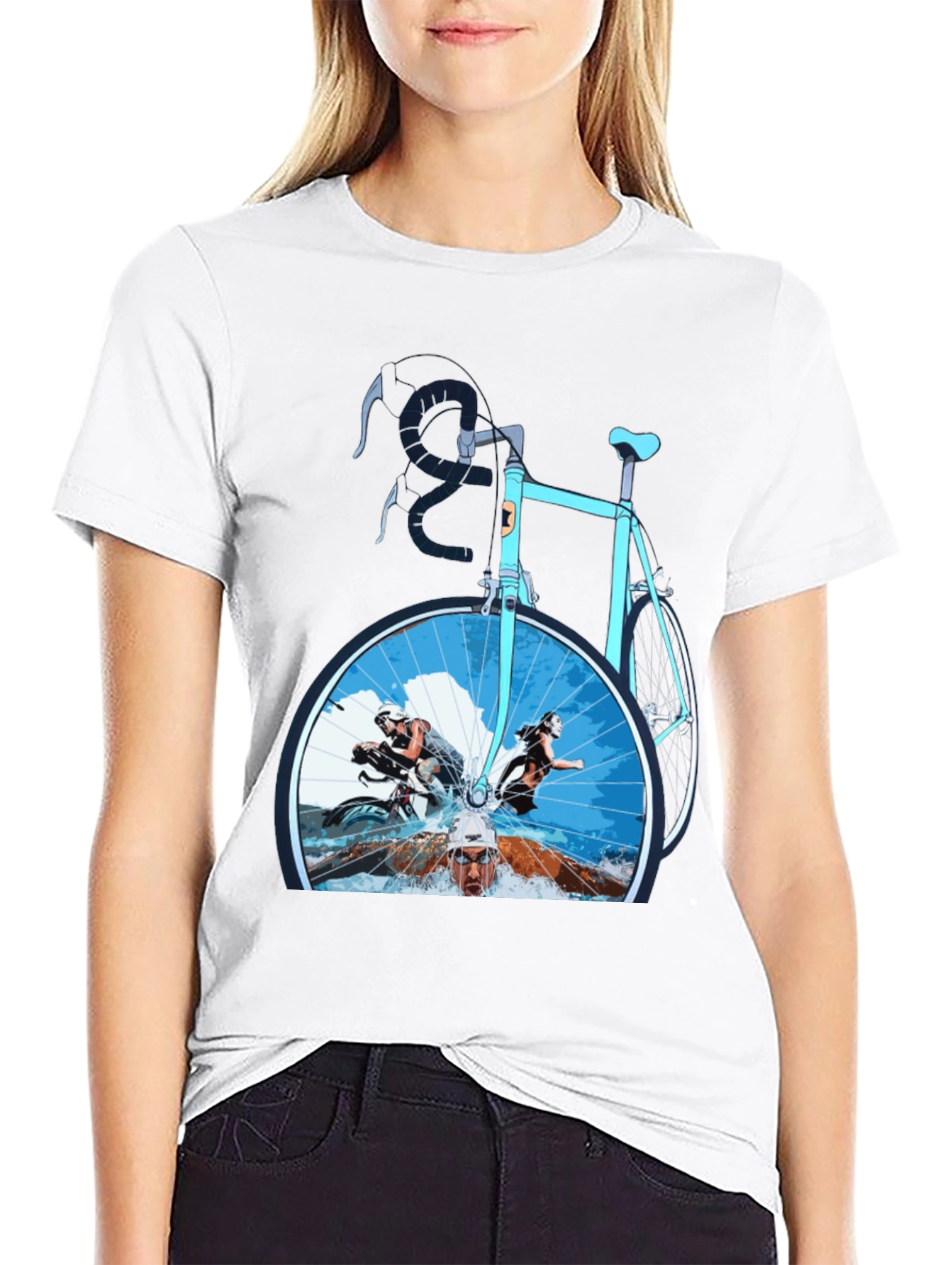 Triathlon T-Shirt: Swim Bike Run