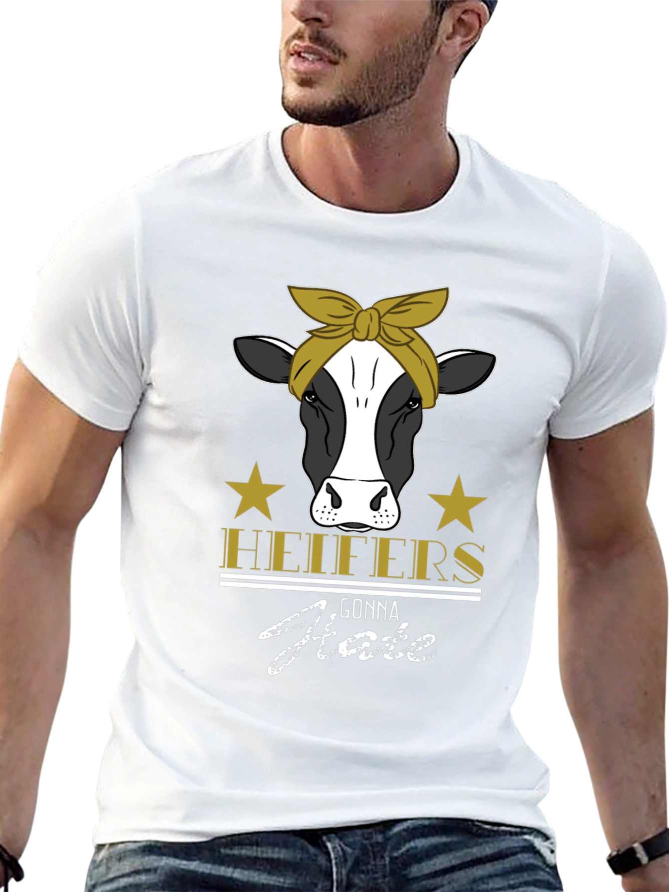 Heifers Gonna Hate Graphic T-Shirt - Black Cotton