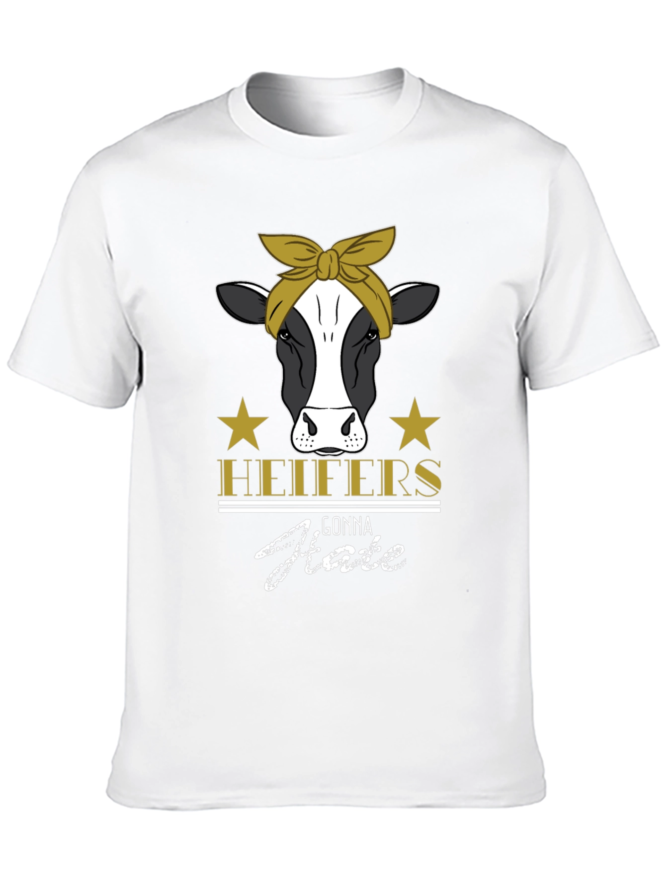 Heifers Gonna Hate Graphic T-Shirt - Black Cotton