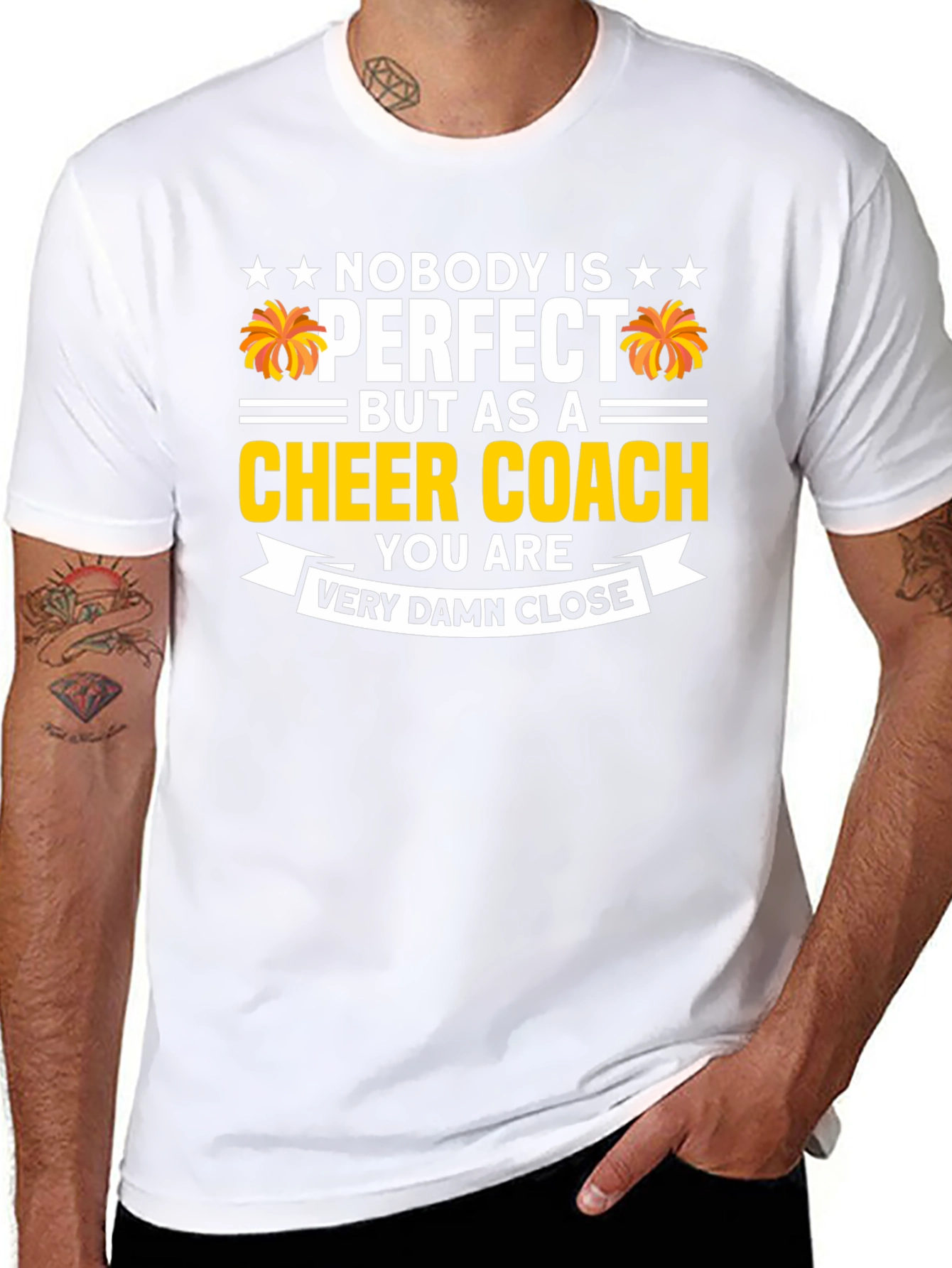 Cheer Coach T-Shirt - Nobody is Perfect