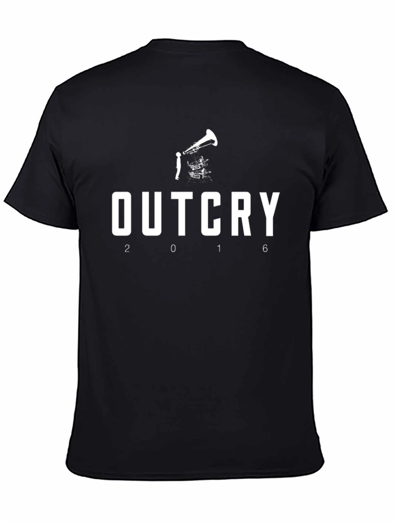 Outcry 2016 Black Graphic T-Shirt