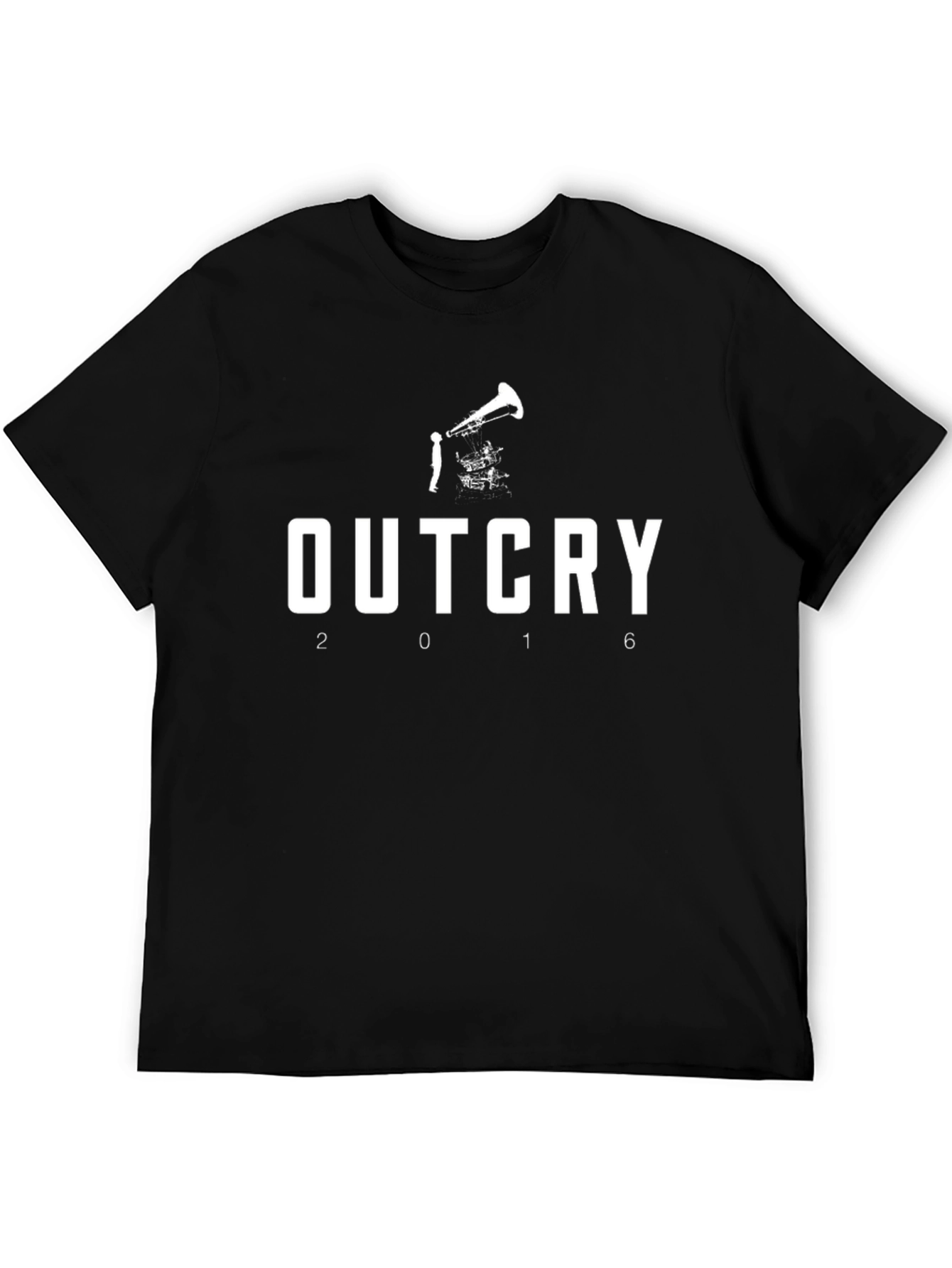 Outcry 2016 Black Graphic T-Shirt