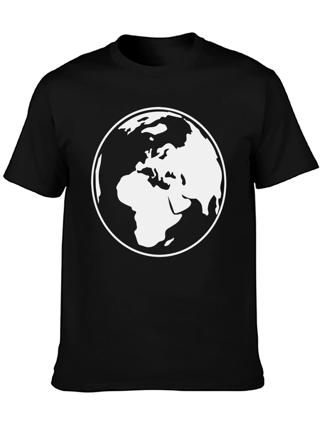 Globe Graphic Black T-Shirt