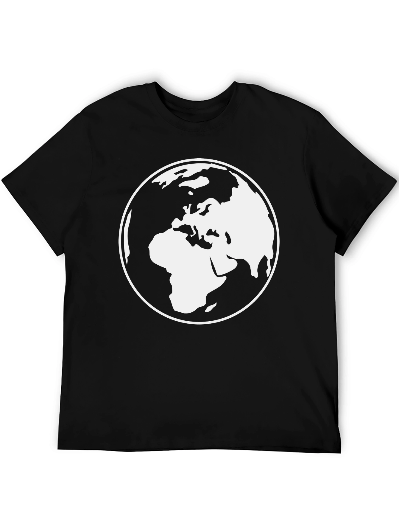 Globe Graphic Black T-Shirt
