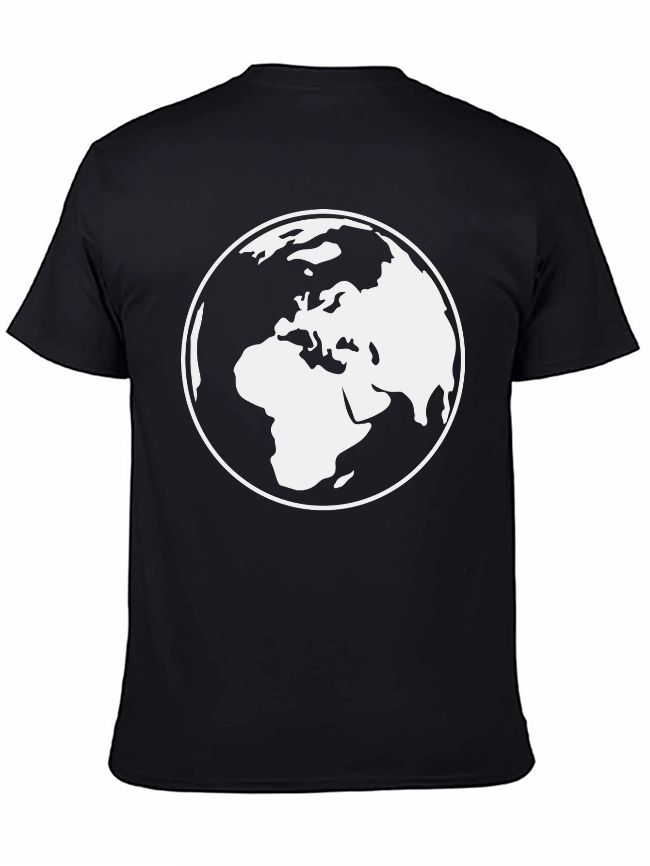 Globe Graphic Black T-Shirt