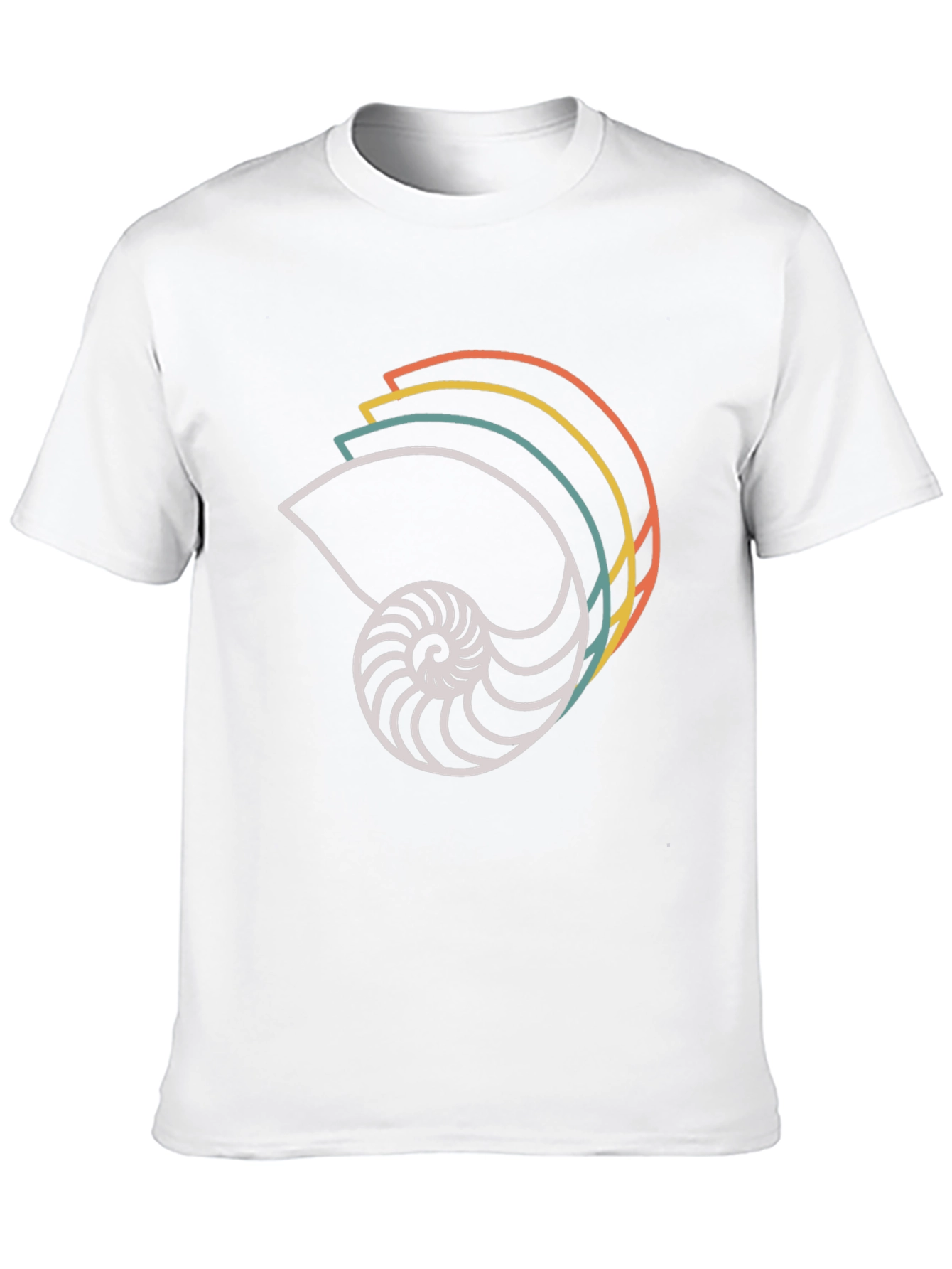 Retro Nautical Shell Graphic Tee