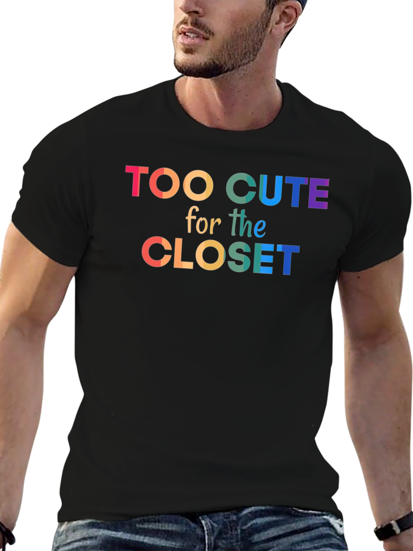 Too Cute For The Closet Pride T-Shirt
