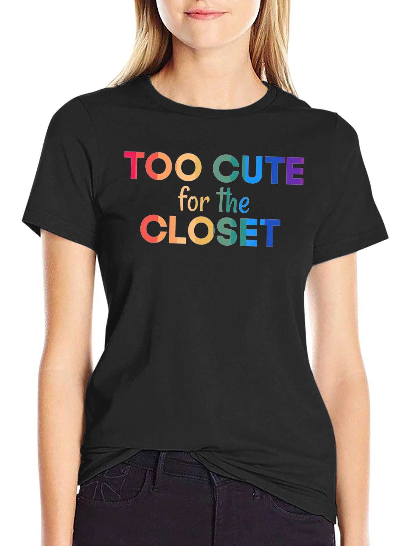 Too Cute For The Closet Pride T-Shirt
