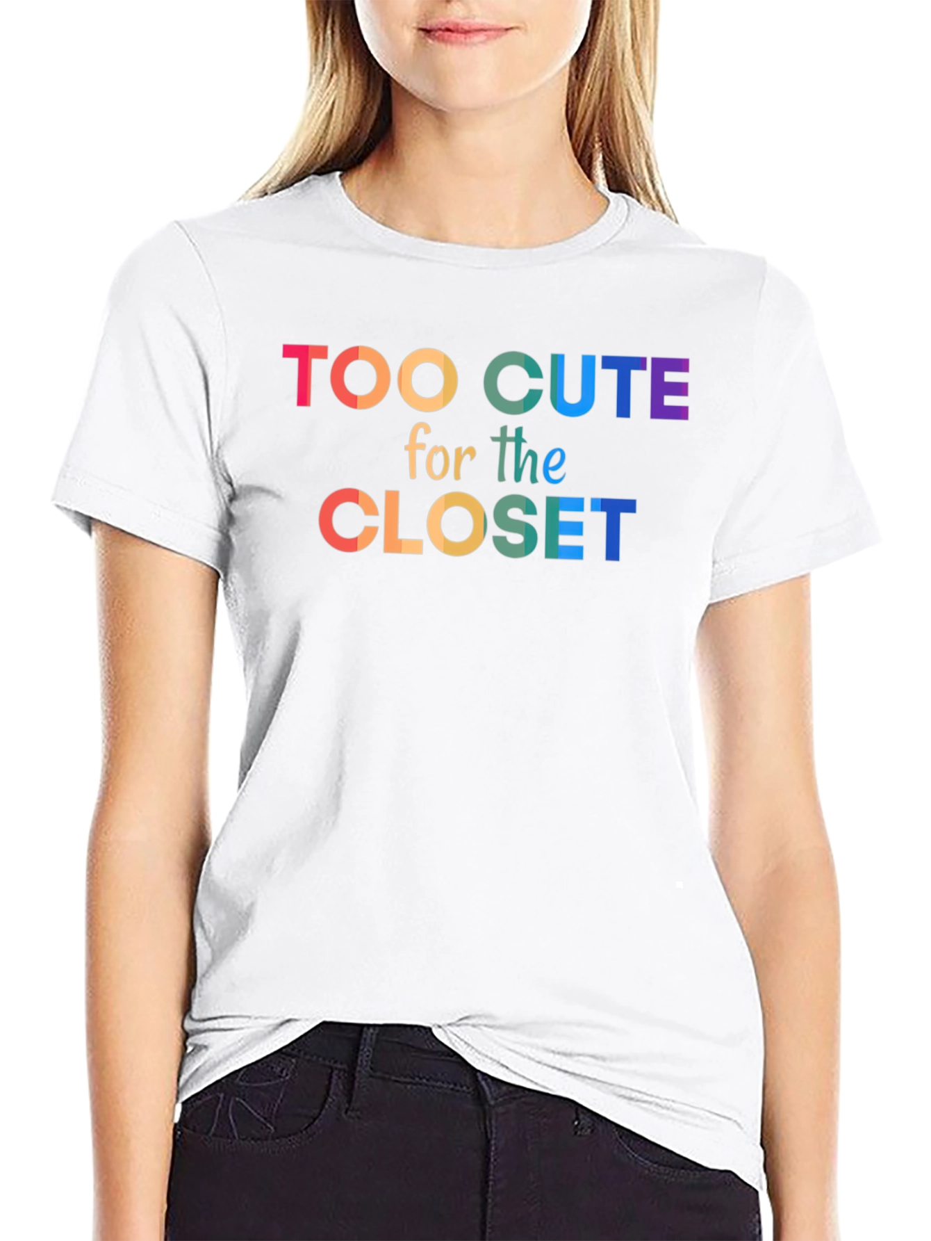 Too Cute For The Closet Pride T-Shirt