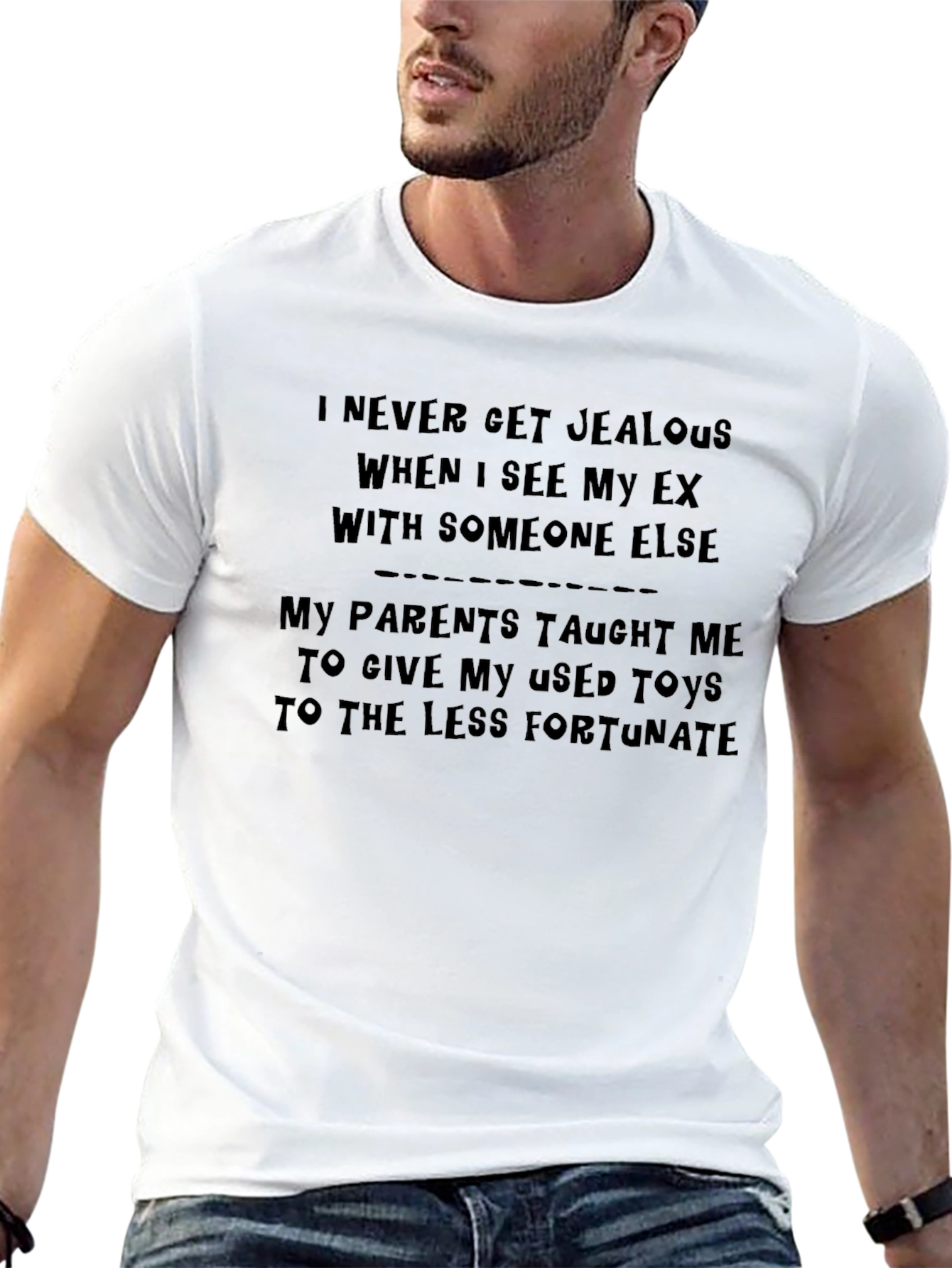Funny Sarcastic Graphic Tee - My Parents Taught Me