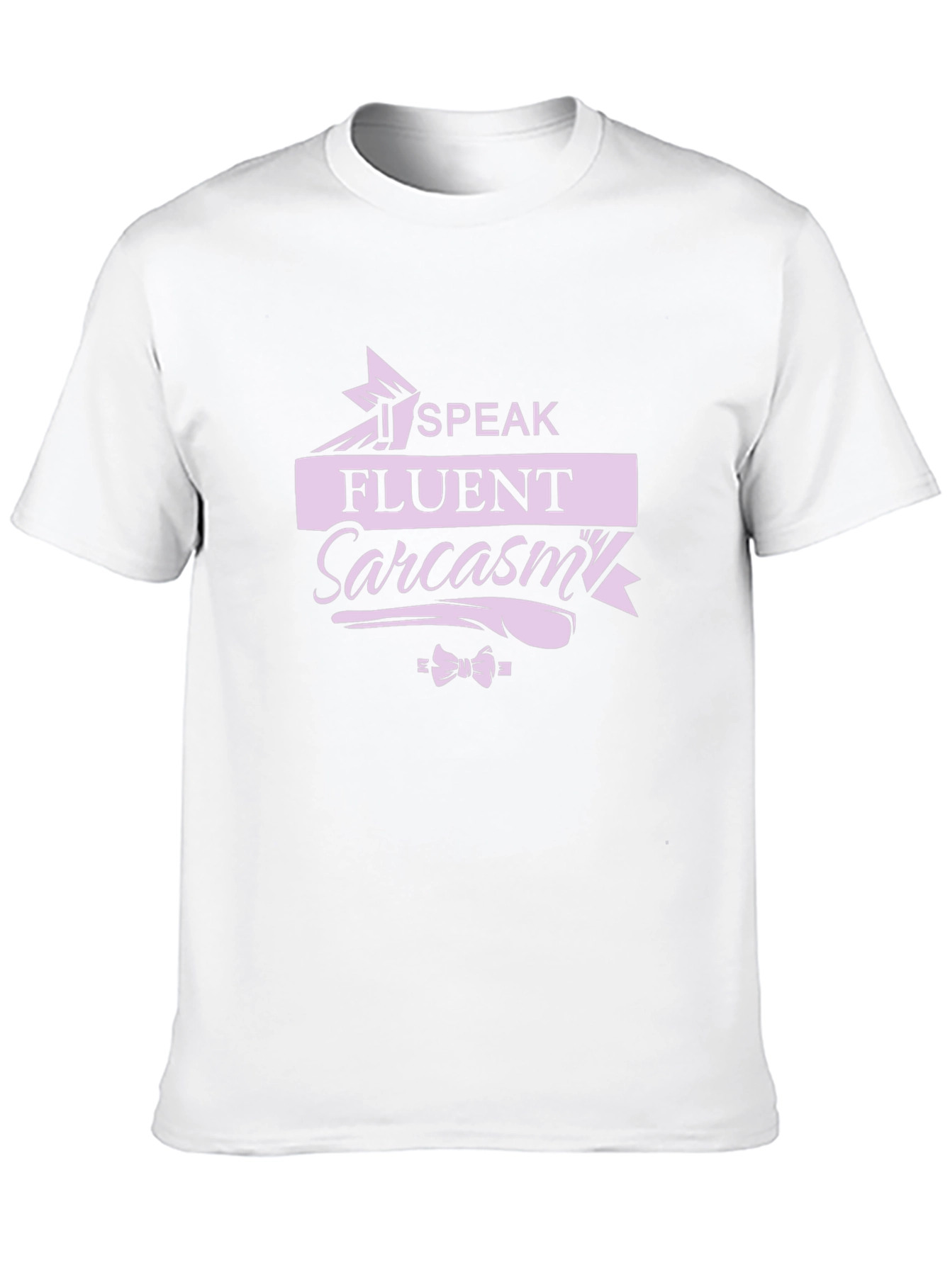 Speak Fluent Sarcasm Black T-Shirt