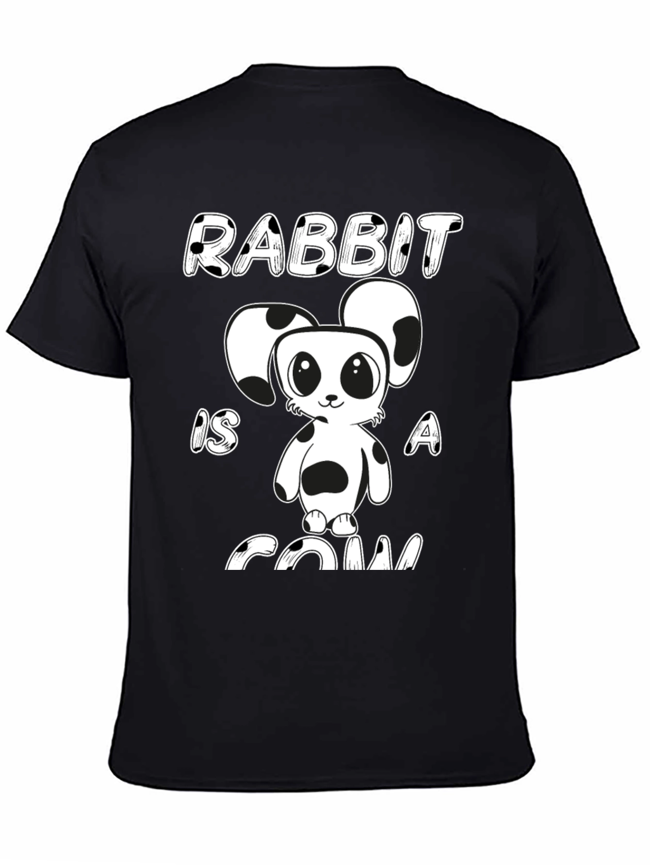 Rabbit Is A Cow Funny Cartoon Graphic Tee