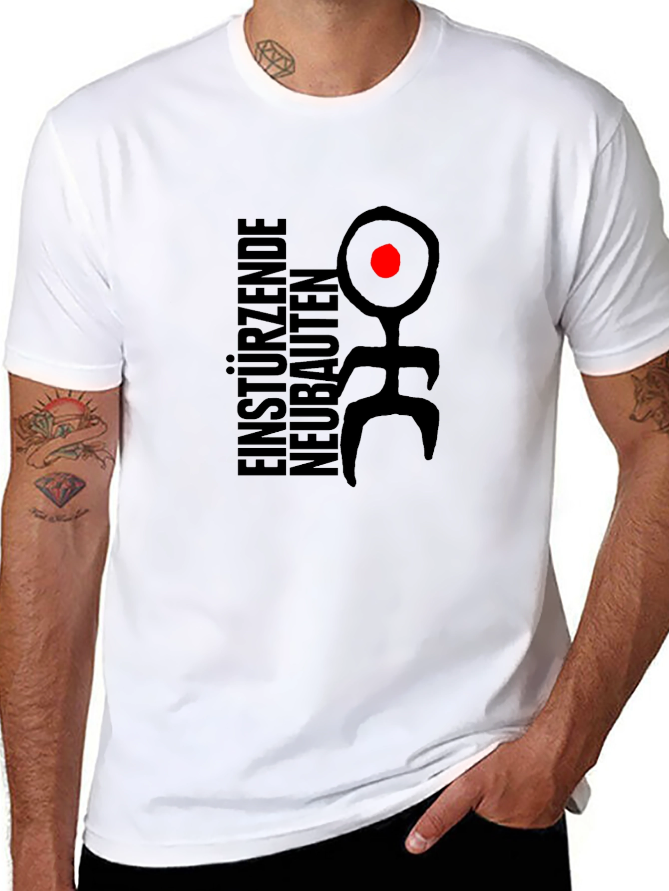 Einstürzende Neubauten Graphic Tee - Black Cotton
