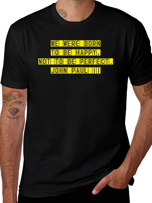Inspirational John Paul II Black T-Shirt
