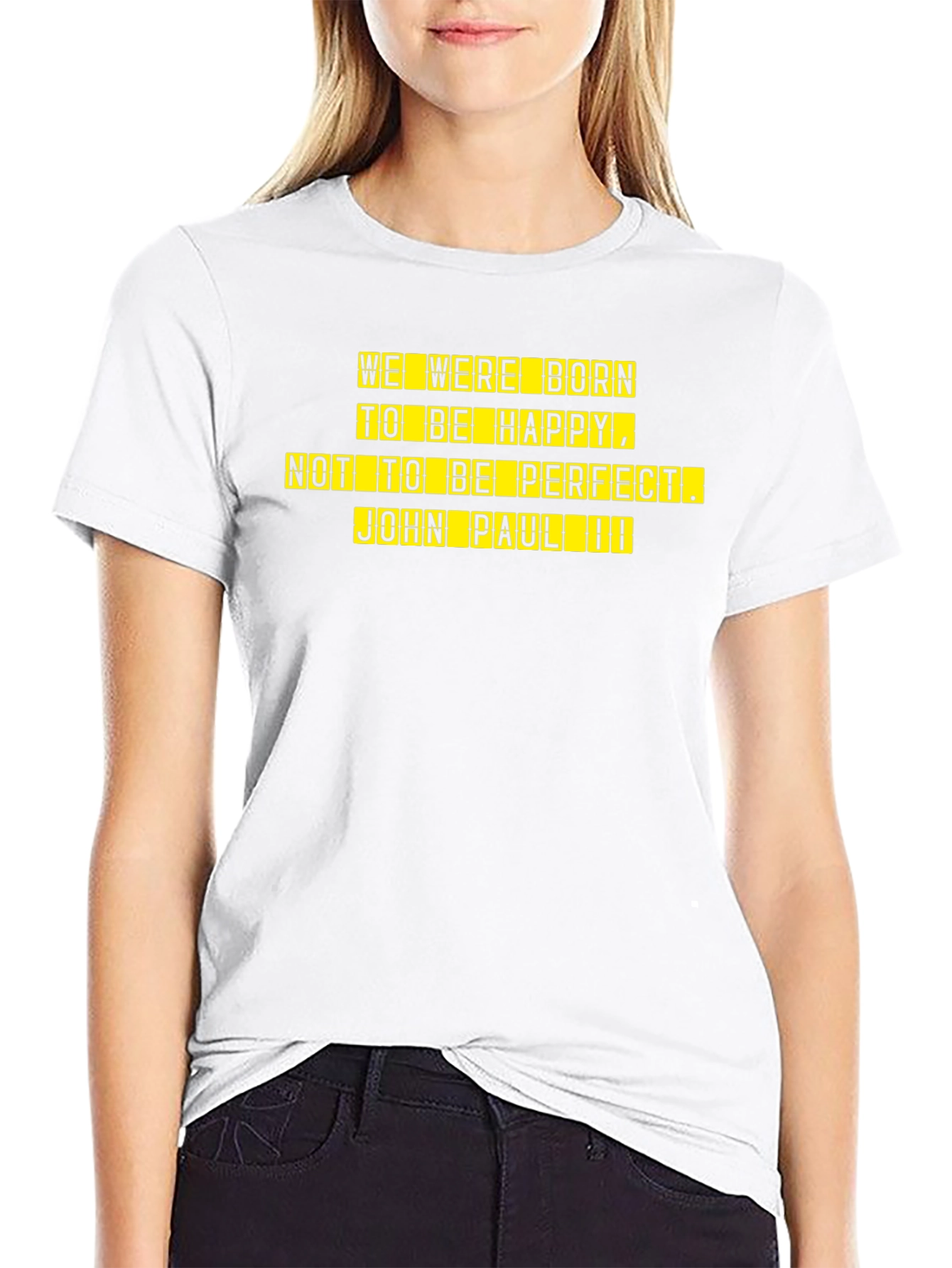 Inspirational John Paul II Black T-Shirt