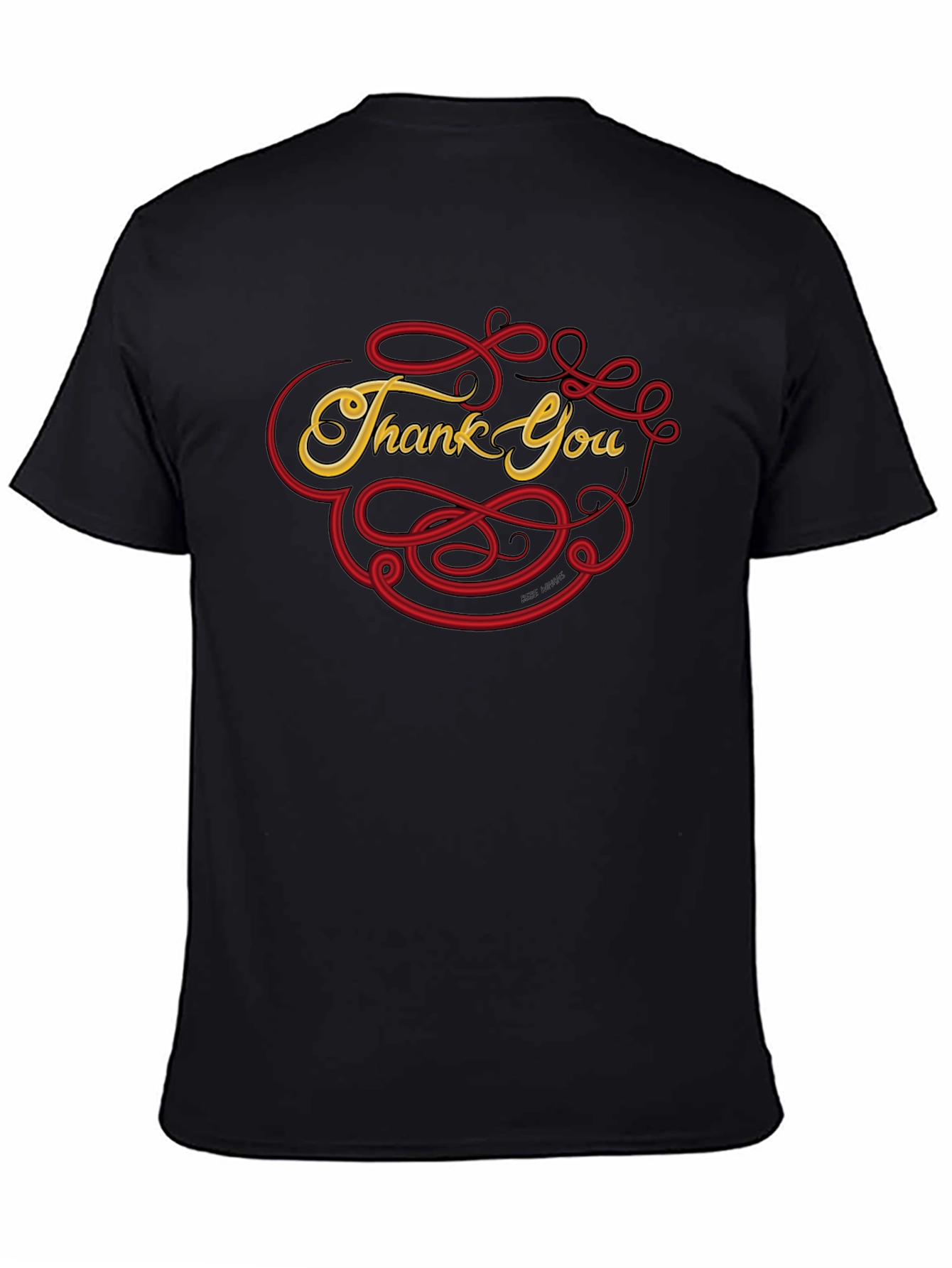 Thank You Graphic Tee - Casual Comfort