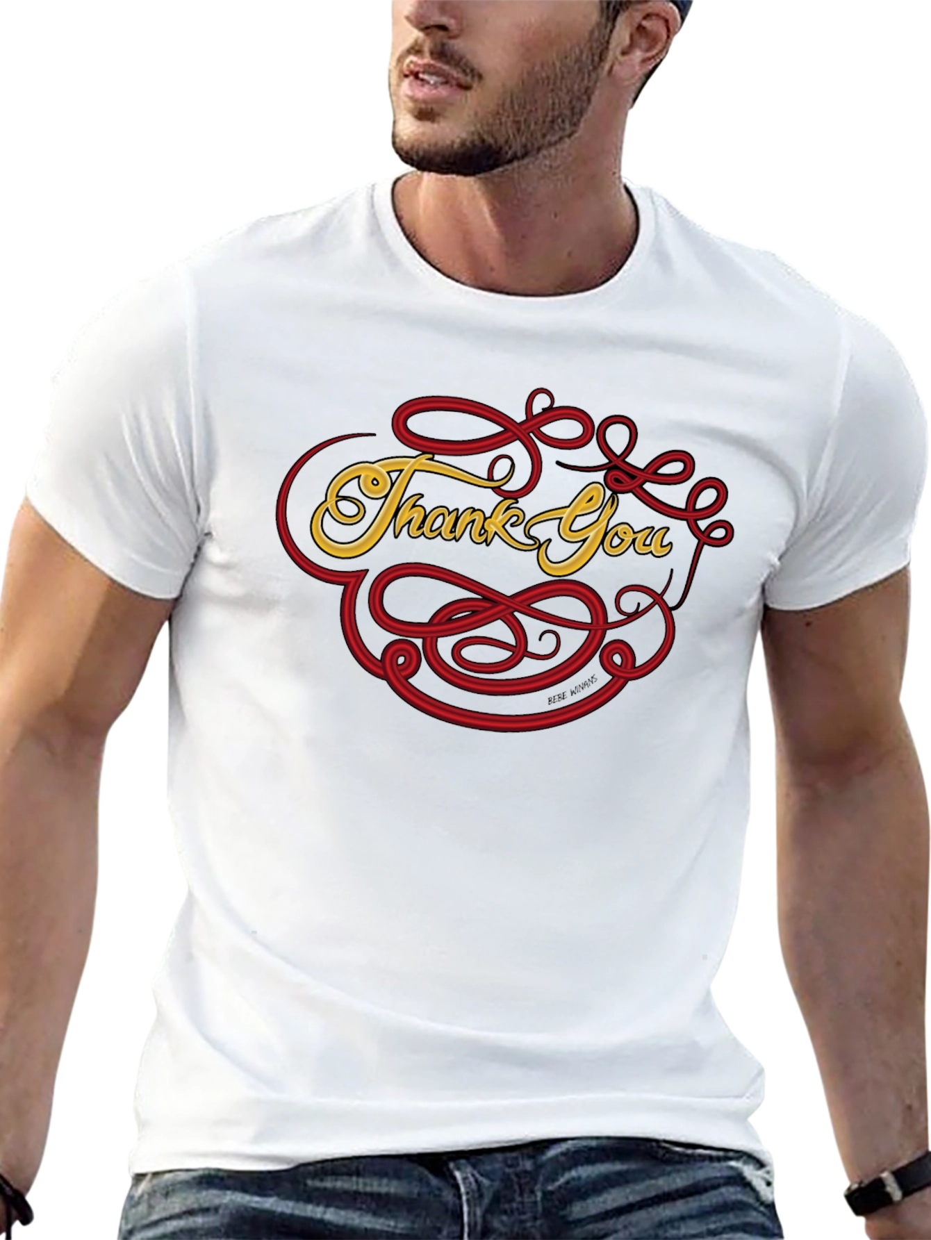 Thank You Graphic Tee - Casual Comfort
