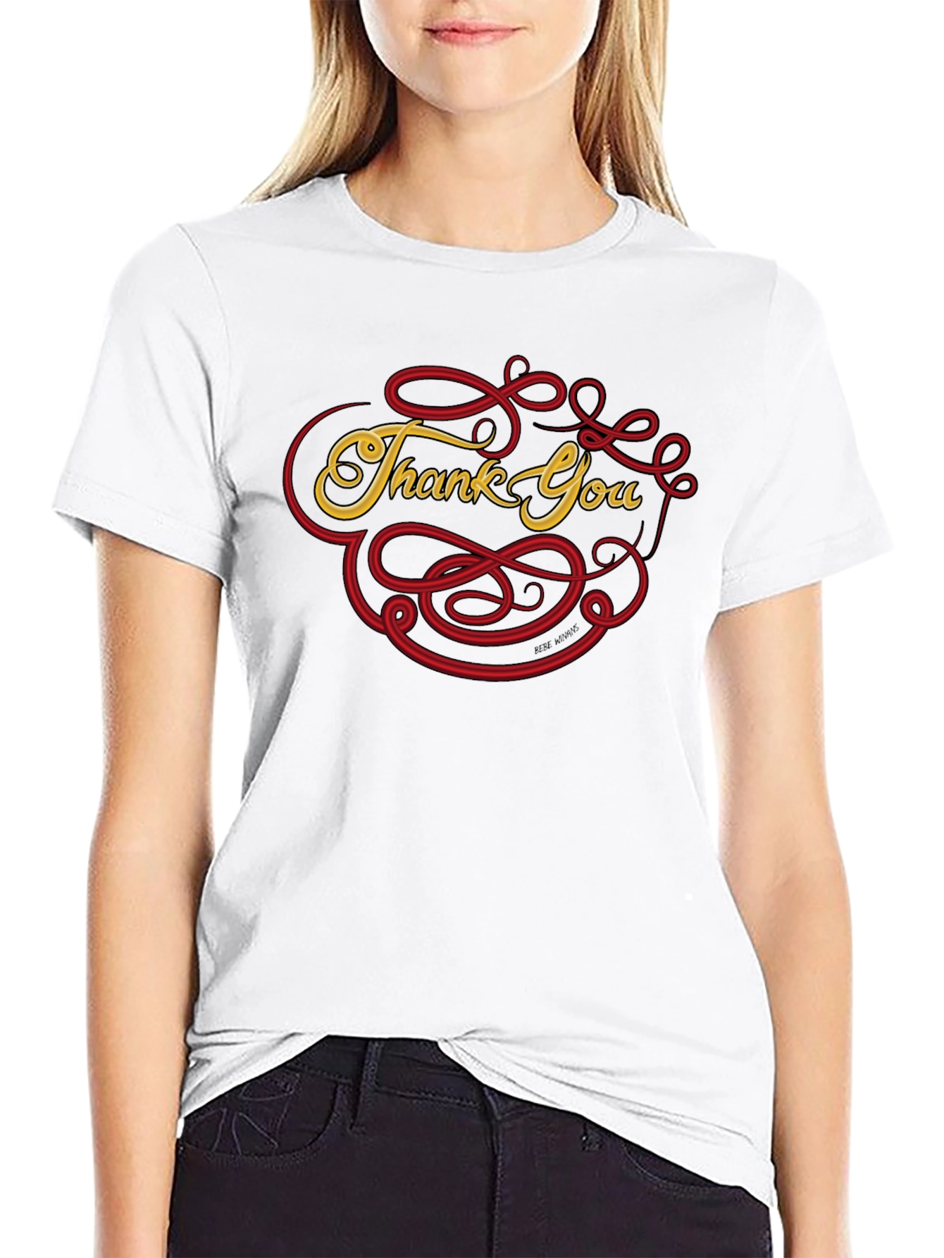 Thank You Graphic Tee - Casual Comfort
