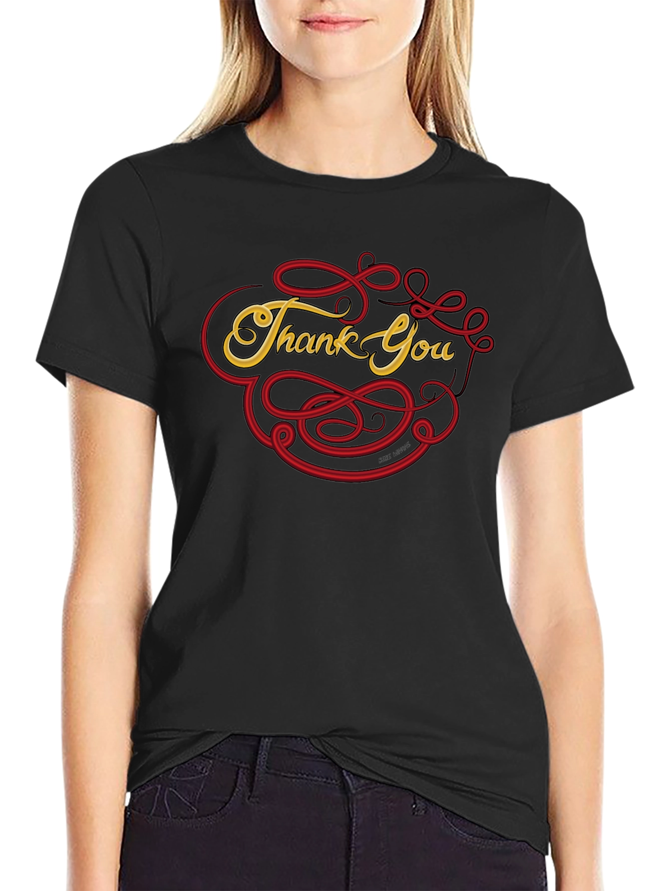 Thank You Graphic Tee - Casual Comfort