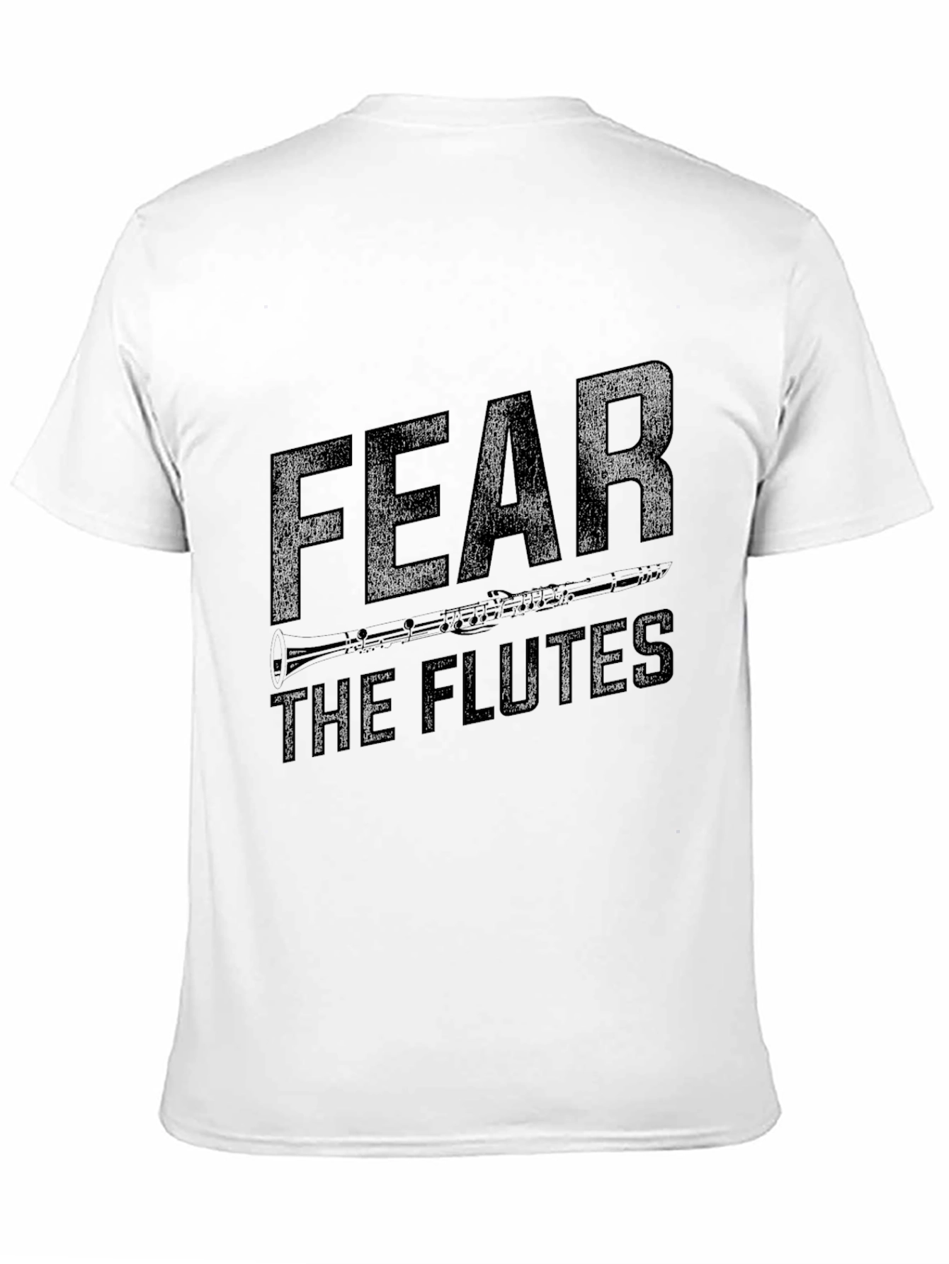 Fear the Flutes Graphic T-Shirt - Unisex Black Tee