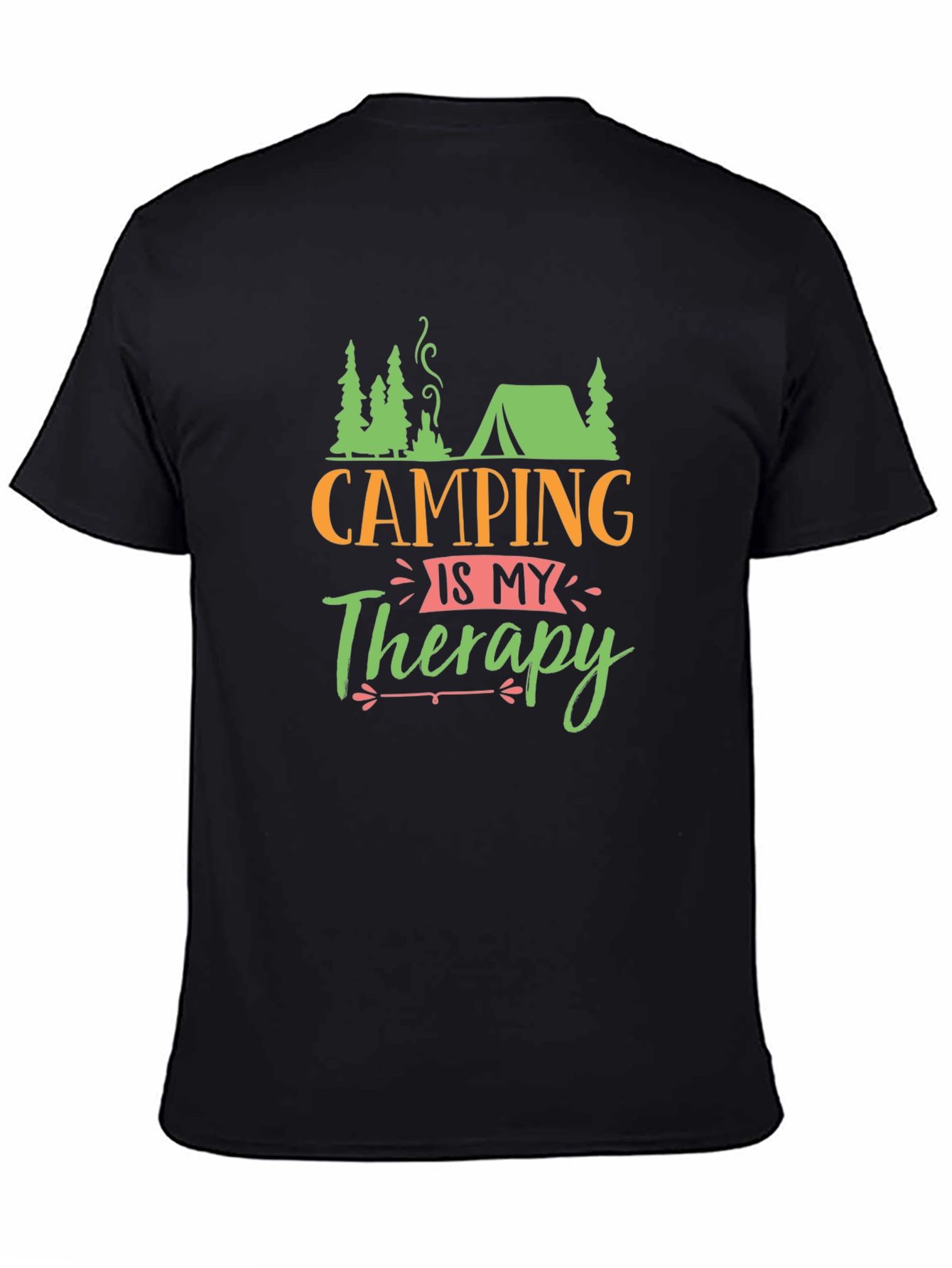 Camping is My Therapy Graphic Tee