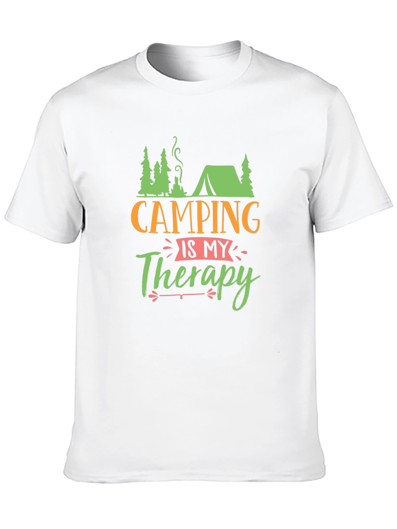 Camping is My Therapy Graphic Tee