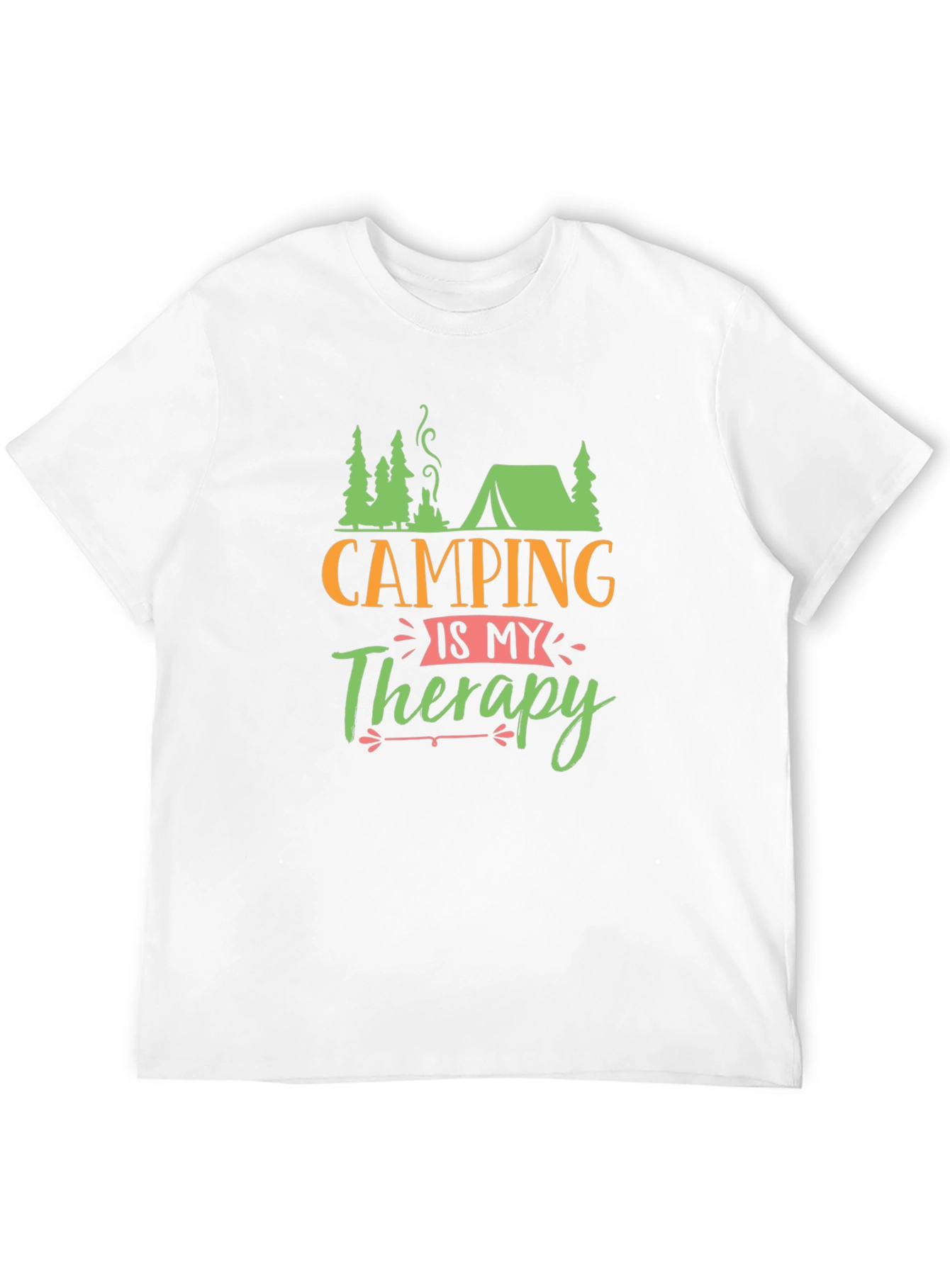 Camping is My Therapy Graphic Tee