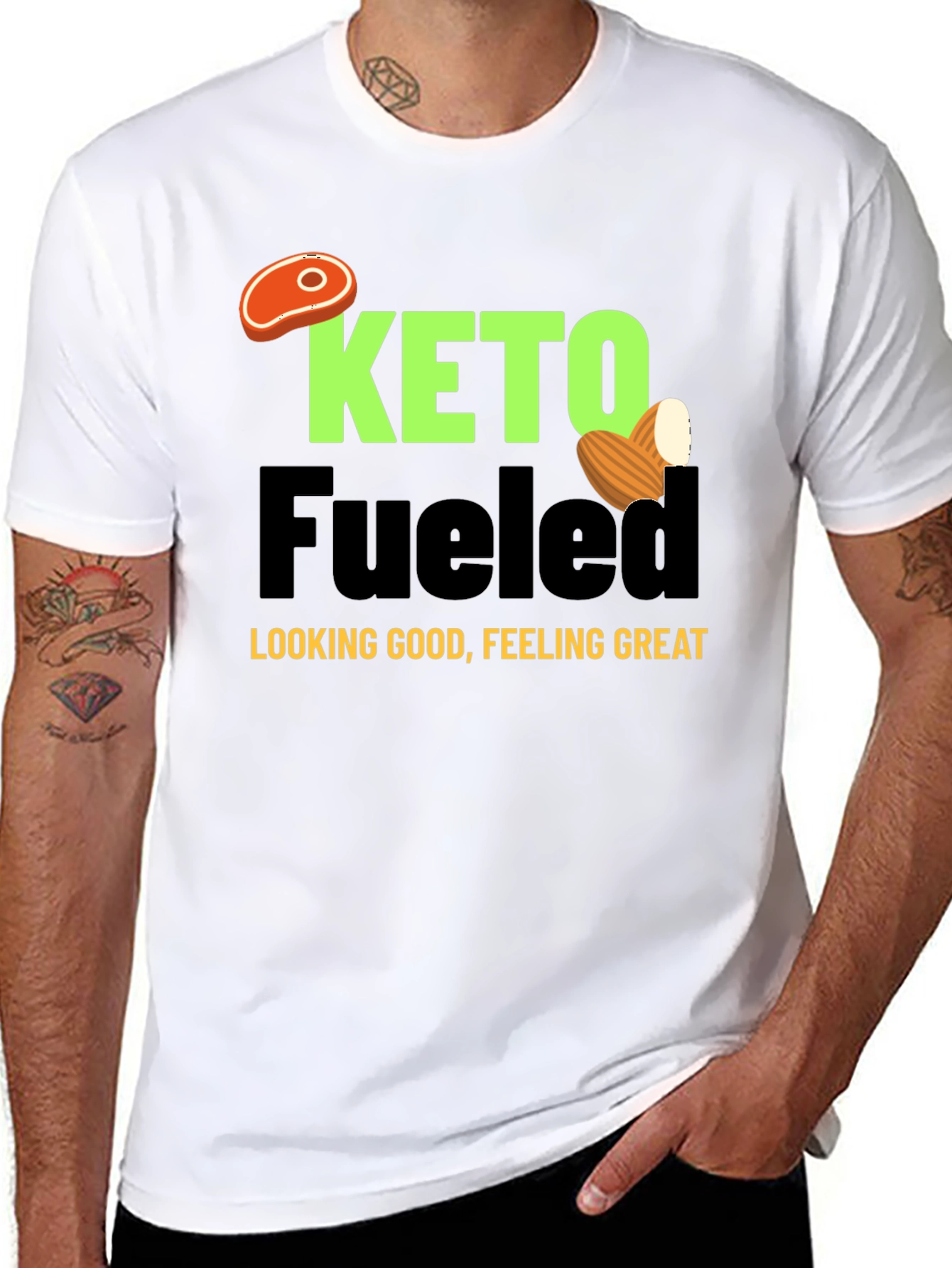 Keto Fueled Graphic T-Shirt - Unisex Fashion Tee