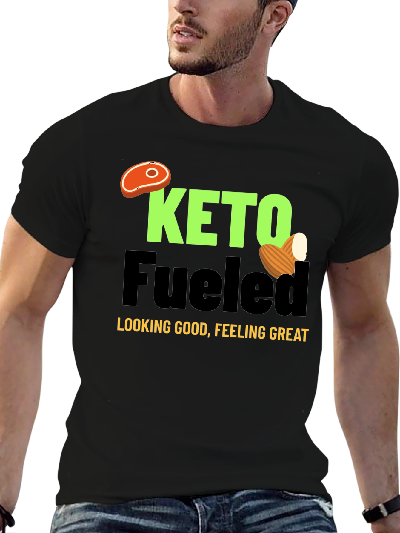 Keto Fueled Graphic T-Shirt - Unisex Fashion Tee